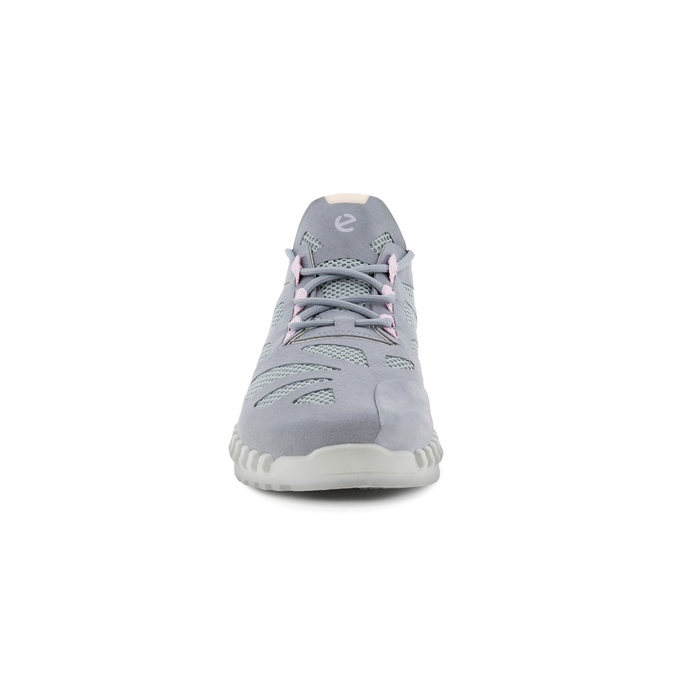 ECCO Womens Sneakers Grey - Zipflex Low Tex - XRU-806572